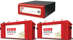 Exide Star 24V 2550 Inverter and Exide Inva Master 150AH 2 NOS Combo